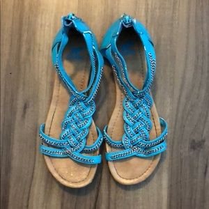 Women’s blue sandals